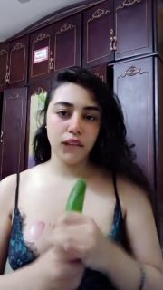 Egyptian sex: a hot Egyptian showcase with a cucumber.